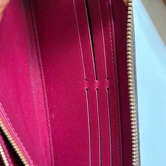 Louis Vuitton Monogram Zippy Wallet - Fuchsia Pink Lining - Picture 8 of 8
